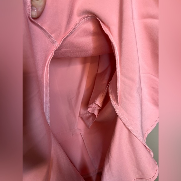 7th Avenue New York & Company Pink Flared Hi-Lo Trumpet Stretch Skirt Size 8 - Picture 8 of 10